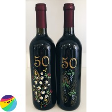 Vino z ročno poslikavo za 50 let Vino z ročno poslikavo za 50 let